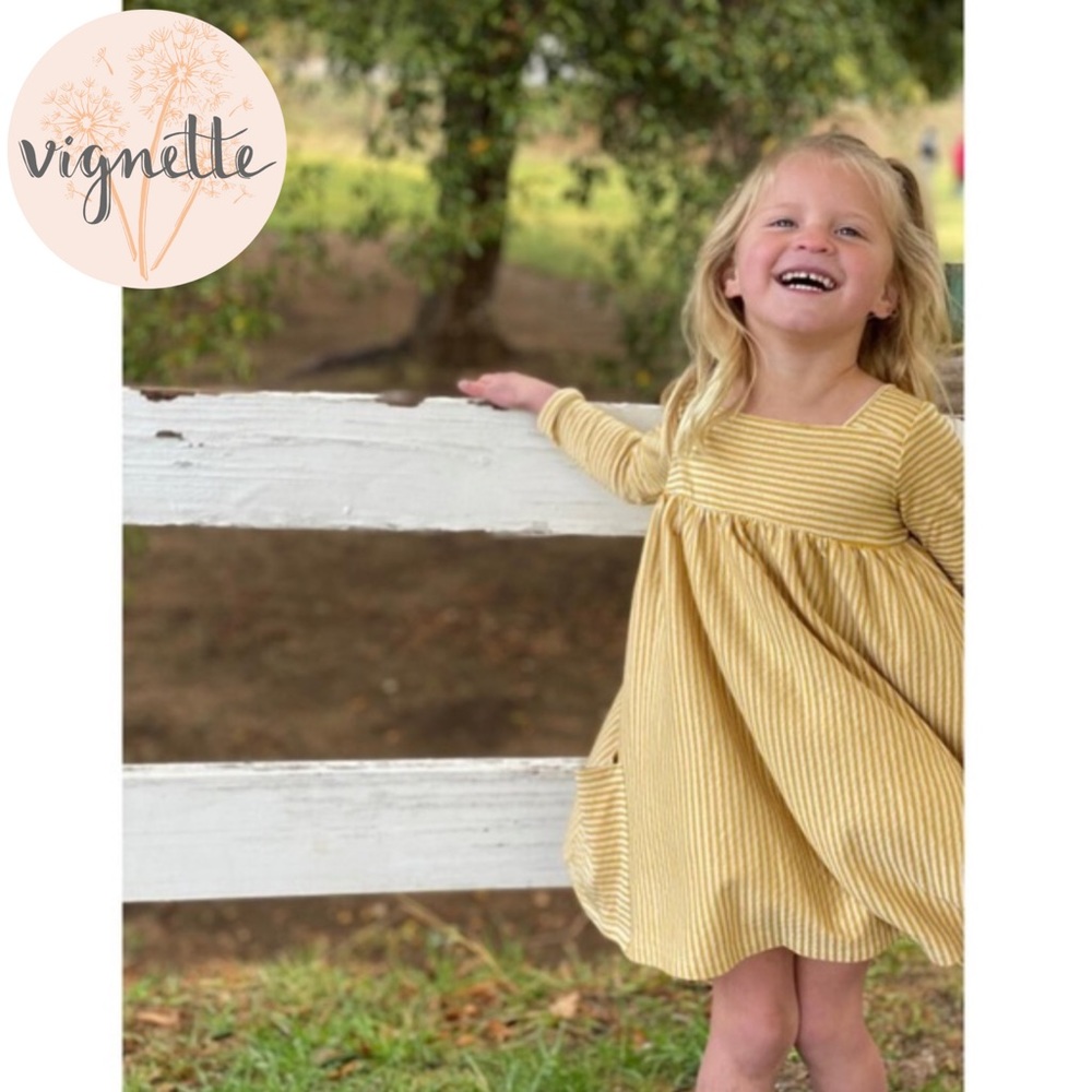 Vignette Rylie Dress in Gold